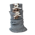 thumbnail image 2 of Yuanlong Womens Leg Warmers Ribbed Knit Checkered Pattern Stirrup Socks Cute Fashion Slouch Socks For Valentine' Day Spring, 2 of 6