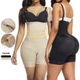 thumbnail image 2 of Ropa moldeadora de una pieza Pantalones de cadera y abdomen mejorados Pantalones moldeadores con cremallera lateral Pantalones moldeadores de cintura, 2 of 6