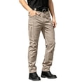 thumbnail image 3 of Men's Cargo Pants Tactical Work Pants Water Resistant Stretch Utility Trousers for Hiking Outdoor with 6 Pockets, 3 of 8