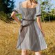 thumbnail image 5 of Vestido de fiesta de manga corta con estampado africano para mujer, ropa de playa, 5 of 7