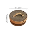 thumbnail image 5 of Misright Miniature Wooden Sewing Box Vintage Design For 1/12 Scale Dollhouses, 5 of 7