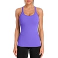 thumbnail image 1 of Beautyin Women's Athletic Yoga Tops Slim Fit Racerback Running Undershirt, 1 of 6