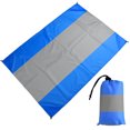 thumbnail image 1 of Estera de playa para exteriores, impermeable, ligera, plegable, portátil, con bolsillo, para picnic, grande y compacta, sin arena, de secado rápido con 4 esquinas Vhermosa CPB-DE-HJJ-119-3, 1 of 5