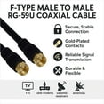 thumbnail image 3 of Cable Leader 12ft F-Type M/M RG-59U Coaxial Cable, 3 of 4