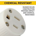thumbnail image 3 of Legrand-Pass & Seymour PS615PACC20 15-Amp 250-volt Armored Clamp Lock Plug with Self Centering Cord Grip, Heavy Duty Construction, 3 of 3