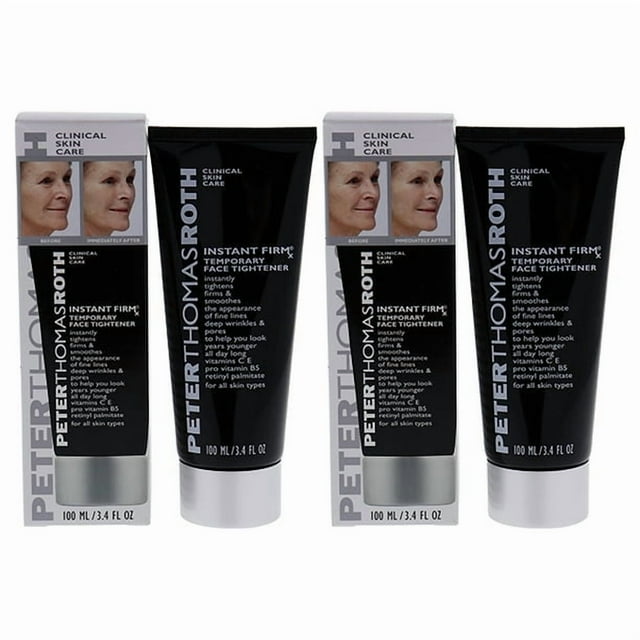 Instant FirmX Temporary Face Tightener 100ml / 3.4oz – 2 Pack, Instant Lifting & Firming Serum for Wrinkles and Fine Lines