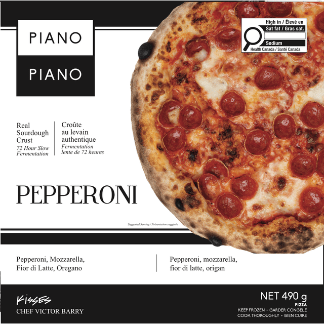 Piano Piano Brand Frozen Pepperoni Pizza, Piano Piano Brand Pepperoni Pizza
