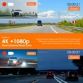 thumbnail image 6 of REXING 7" Wireless CarPlay/Android Auto Receiver, 4K Dash Cam, 1080p Rear, GPS, Bluetooth, 32GB Card, 6 of 10