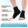 thumbnail image 2 of 3 Pairs Ankle Brace Compression Sleeves - 8-15 mmhg Open Toe Compression Socks with Arch Support for Women & Men , Relief for Swelling, Plantar Fasciitis, and Sprains – Step into Comfort and Stability, 2 of 6