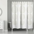 thumbnail image 2 of Creative Products Beige Medallion Pattern 71x74 Shower Curtain, 2 of 2
