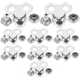 thumbnail image 1 of 30Pcs Shoe Lace Hooks Alloy Shoelace Buckles Boot Hooks Boot Shoes Buckles Small Boot Hooks, 1 of 9