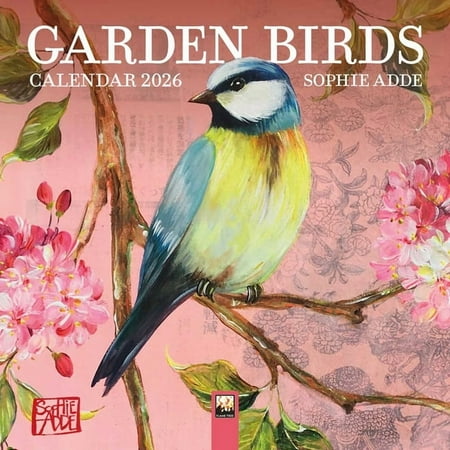 Sophie Adde: Garden Birds Mini Wall Calendar 2026 (Art Calendar) (Paperback)