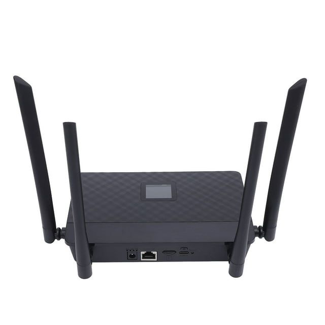 Enrutador WiFi 4G De 300 Mbps, Enrutador De Internet Con Punto De Acceso Móvil Inalámbrico Portátil Para El Hogar Negro, Compatible Con 32 Usuarios