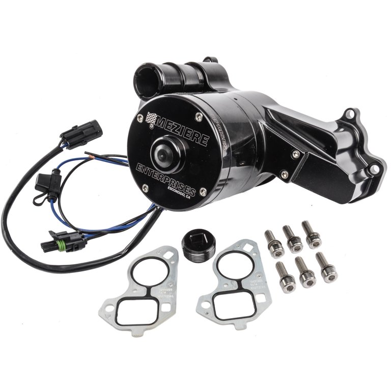 Meziere WP119S LS-1 Electric Water Pump - Black