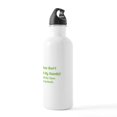 thumbnail image 3 of CafePress - Please Don't Touch My Hands! Stainless Water Bottl - Stainless Steel Water Bottle, Sports Bottle, 1.0L, 3 of 5