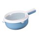 thumbnail image 4 of Cesta para lavar verduras, colador de alimentos, almacenamiento, mezcla, material grueso para el hogar, colador de cocina, tazón para espaguetis Azul, 4 of 8