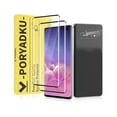 thumbnail image 1 of ccwonima 2+2 Pack for Samsung Galaxy S10 Plus Screen Protector, 9H Tempered Glass + Camera Lens Protector, Full Coverage, Case Friendly, Anti-Scratch, Bubble-Free for S10 Plus 5G 6.4”, 1 of 1