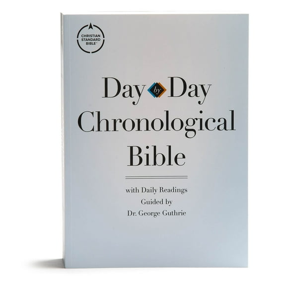 Day by Day CSB Day-By-Day Chronological Bible, Tradepaper: Black Letter, 365 Days, One Year, Sewn Binding, Easy-To-Read Bible Serif, (Paperback)