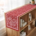 thumbnail image 6 of Table Runners 70 Inches Long Dress Scarves, Valentine's Day Farmhouse Coffee/Dining/Kitchen Table Decor, Holiday Table Runner, Red Love Retro Country Abstract Art 13x70 Inch, 6 of 9