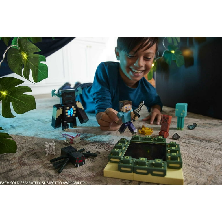  Mattel Minecraft Craft-A-Block Biome Builds Steve Figure,  Authentic Pixelated Video-Game Character, Action Toy to Create, Explore and  Survive, Collectible Gift for Fans Age 6 Years and Older : Toys & Games