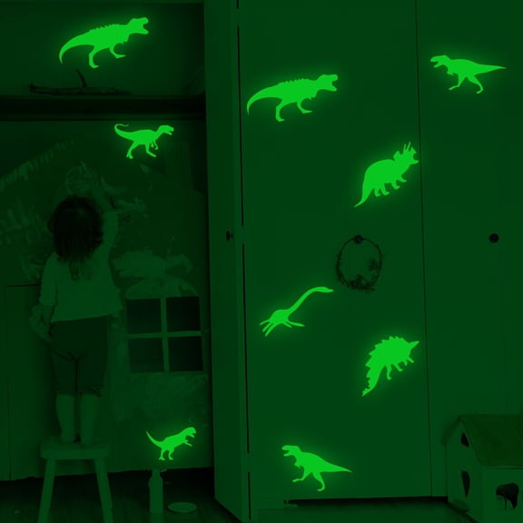 Kids Wall Stickers,Colorful Glowing Wall Sticker Kids Room Bedroom Ceiling Art Decal Home Decor Glow In The Dark Sticker