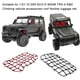 thumbnail image 4 of RC Auto Supply Creative RC Vehículo Redes de acceso para el vehículo de escalada útil 1: 8 1:10 D90 SCX10 90046 TRX-4 KM2 ROJO Scienceny FN001831-02, 4 of 7