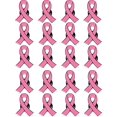 thumbnail image 2 of Mayam Official Hope Pink Ribbon Pins Breast Cancer Awareness Brooch Lapel Pin Buttons (80), 2*2.5cm, 2 of 4
