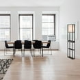 thumbnail image 5 of Adesso Parker Standing Floor Lamp Storage Shelf w/ Drawer and Shade, Black, 5 of 5