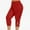 1# Red lightning deals of today, variant on Dyegold Capri Leggings For Women Plus Size High Waist Yoga Workout Summer Pants Casual Stretch Tummy Control Cropped Capris