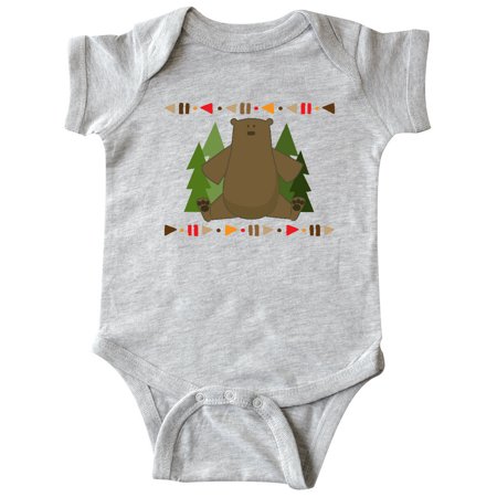 

Inktastic Tribal Bear Woodland Trees Gift Baby Boy or Baby Girl Bodysuit
