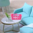thumbnail image 3 of Miangastore Maison de Poupée Miniatures Articles Design Portatif Rose 12 Pcs 2.8X2.1X1.3In, 3 of 8