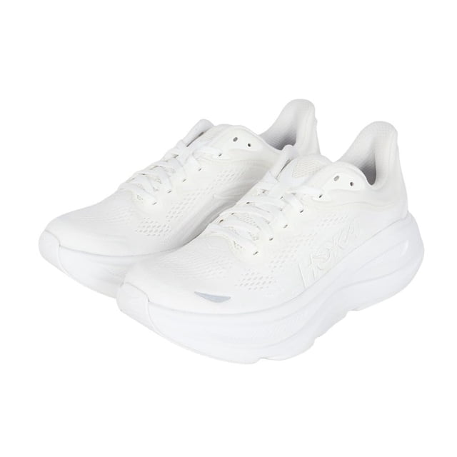 Zapatilla HOKA Bondi 9 para hombre blanca/blanca talla 7.5
