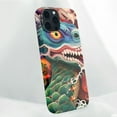 thumbnail image 3 of ONETECH Hybrid Compatible with iPhone 14 Pro Case | Cool Japanese Print Shenron Dragon | Shockproof Protective Bumpers Slim Phone Cases for iPhone 14 Pro (2021) - Black, 3 of 5