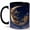 Black, variant on Crescent Moon Village 11oz Ceramic Mug, Starry Sky Coffee Cup