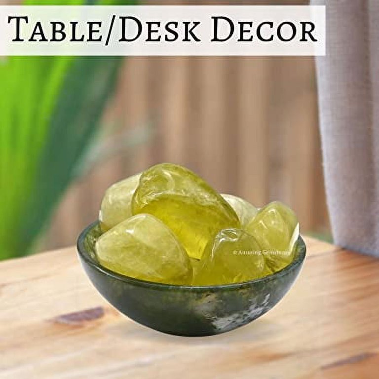 Lemon Quartz Crystal Tumbled Stones Polished Rocks (1 OZ