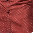 thumbnail image 5 of cllios Men's Polka Dot Dress Shirt Slim Fit Long Sleeve Stretch Business Shirt Casual Button Down Shirts Wrinkle Free Oxford Formal Shirt, 5 of 5