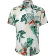 thumbnail image 2 of Mens Summer Tropical Shirts Short Sleeve Button Down Aloha Hawaiian Shirts, 2 of 7