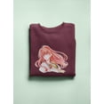 thumbnail image 3 of Anime Girl Tsundere Look Sweatshirt Women -Image by Shutterstock, Female XX-Large, 3 of 4