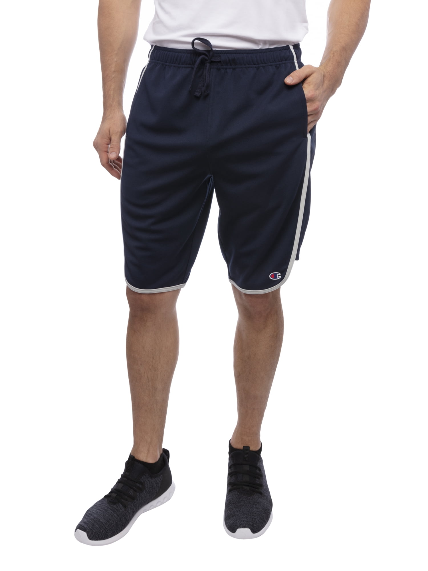 Champion Men's and Big Men's 11" Graphic Side Script Logo Basketball Short, up to Size 2XL