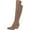 Cognac Synthetic, variant on Zodiac Womens Ronson Pointed Toe Tall Over-The-Knee Boots