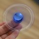 thumbnail image 3 of Spinner de moda para la yema del dedo, bolas de acero con cojinete para aliviar el estrés, juguete EDC para manos, color azul, 1 ud., 3 of 3