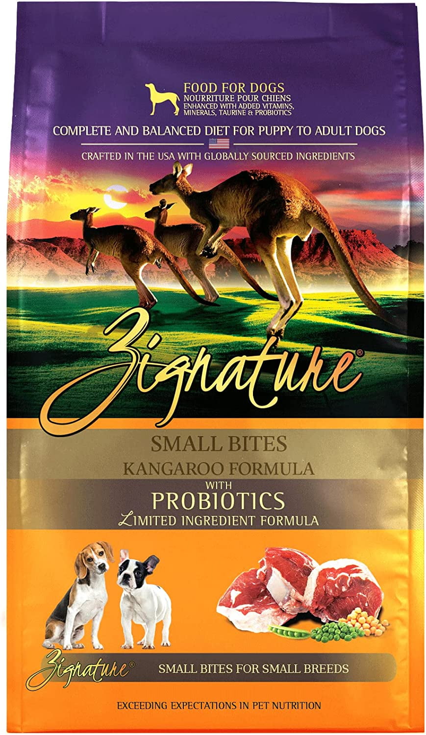 zignature dog food walmart