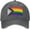 C2988, variant on Progress Pride Rainbow LGBT,LGBTQ Transgender Gay Flags Cowboy Hat Baseball Cap Women Trucker Hat Men Dad Hat Black