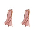 thumbnail image 1 of Vestido de Verano Minnieouse Sin Mangas Boho Playa Color Liso Kaftan Largo Suelto Con Bolsillos Rosa/S 2piezas, 1 of 6