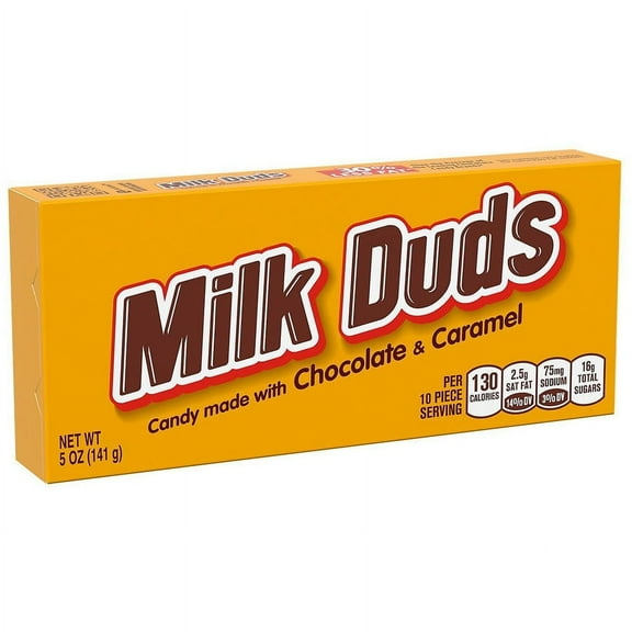 MILK DUDS Chocolate and Caramel Candy, 5.0 oz Pack of 2