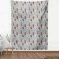 thumbnail image 3 of Retro Sofa Upholstery Fabric by the Yard, Flapper Girls 20s Style Pattern Retro Women's Fashion Party Theme Floral Background, Decorative Fabric for DIY and Home Accents, Multicolor by Ambesonne, 3 of 4