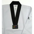 thumbnail image 3 of Adidas Adichamp 3 TKD Uniform, Black Vneck, 3 of 7