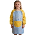 thumbnail image 4 of Tiijoy Art Apron for Kids Waterproof Painting Apron Front Pocket Art Smock, Sizes 5-7, 4 of 4