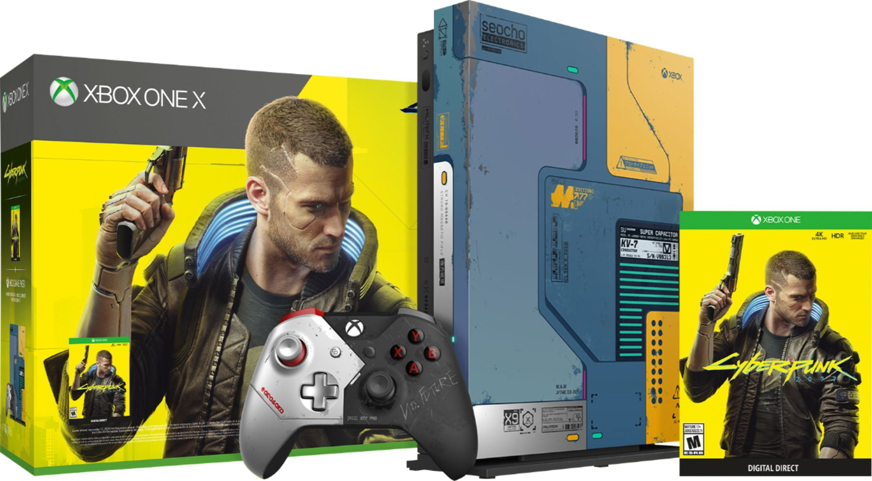 cyberpunk xbox one x console pre order