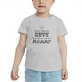 thumbnail image 2 of If You Think I Am You Should See My Mommy Funny Toddler T Shirts for Boys Girls (Gray, 3T), 2 of 5